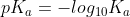 pK_a=-log_{10}K_a