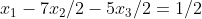 r1-7x212-513/2=1/2