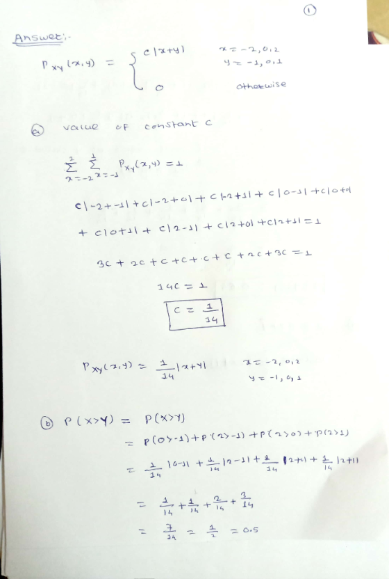 Answer 2,012 아hoewise Constant c value PxY,4) c|-2+-11 + cl-2+이1+ c+a+11+ cl0-31 +coto이 c12+01 나+cla+si- 1 c2-1 + cloti + + 3