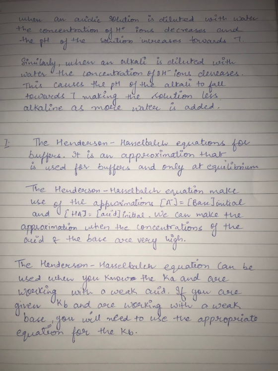 when an audic solution is diluted with water the concentration of H ions decreases and the pH of the solution increases towar