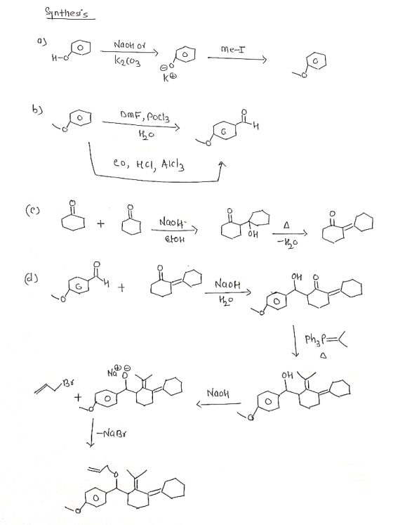 Synthesis Naoh or me-I د مرخ -H (03 - له في ها DMF, Pock و co , Ac , A وا» ها ها | eo , Hcl , AI را | مکمل ها -ho ph₂p=( 860