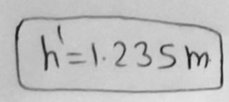 h=1.235m
