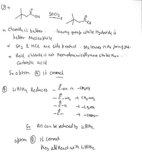 Go tion socle, the a chlonde is better leaving group while Hydroide is I better Nucleophile » So 2 & Hee are side product so2