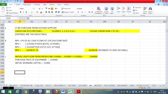 Wrap Text General is r 188 projects (Autosaved) (Autosaved) (Autosaved) - Microsoft Excel (Product Activation Failed) File Ho