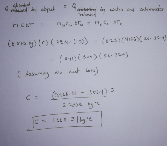 gbanbt Qpaleaset by obyet absebed by water and caleniencter relaed MuCw AT t McCe ATC mcOT (o23)(4136)26- 22y (o073 )(c)(22.4