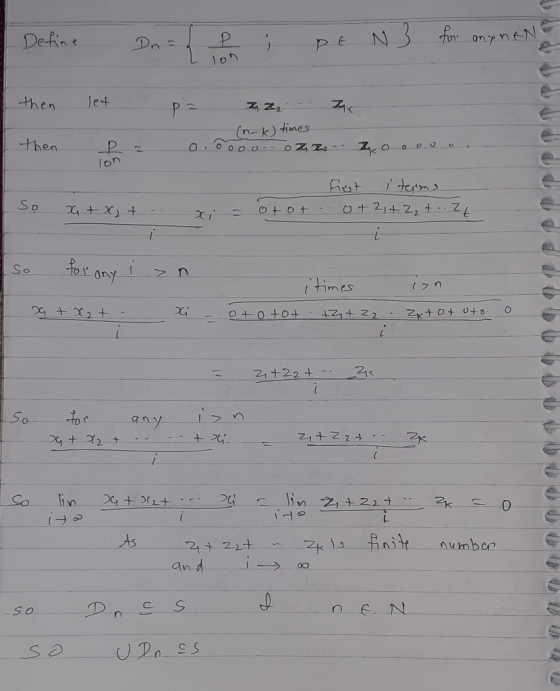 N3 fir ony neN De-fine Pe then Jet (n-k) times then O o0 on terms So t21+22 t. Zt ony So imes 21+ 22 Z1+22+- . So any Z1t22+