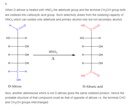When D-altrose is heated with HNO3 the aldehyde group and the terminal CH2OH group both are oxidized into carboxylic acid gro