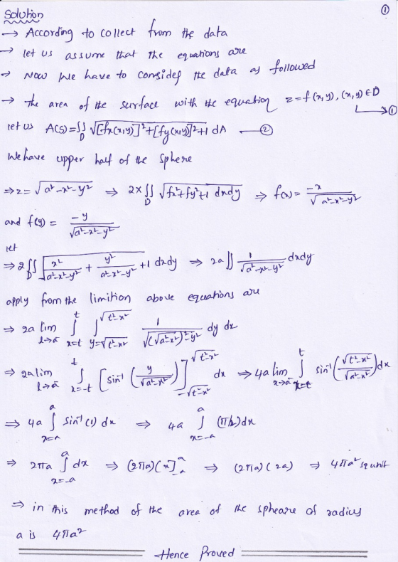 Solution → According to collect from the data let us assume that the equations are Now he have to consides the data as follow