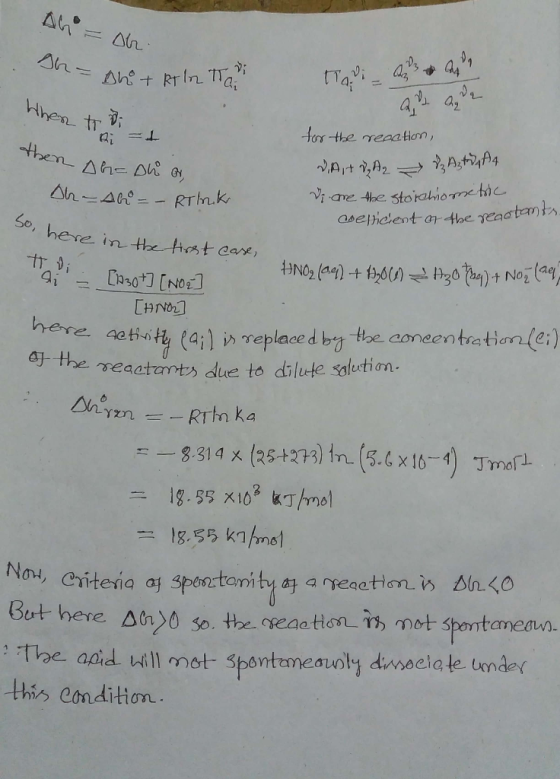 Ah- oh ha Bho+kt In Toh Tavi - t When then to vie other oh for the reaction, D.A,+ W,A2 = ;Az%A4 Vi are the storehiometric ds
