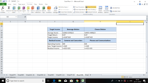 General Excel Poo-1. Microsoft Excel X Review File Home Irisert Paye Layuut Formulas Dala View fx Define Name Trace Precedent