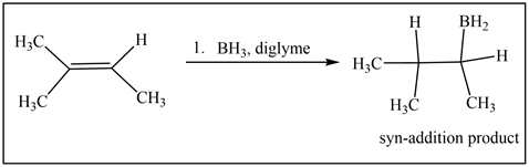 H
ВН,
Н.С.
н
1. BH3, diglyme
1. BH3, а
НАС
HC
Н;С
syn-addition product