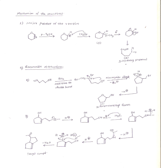 CH3OH LI) CTD 3 IH りへ -Bi-- → Br.cH2で2.sr_. Nacïeophǐhe-thgk 애 GH CI) он OH 8) -20 OH 0 он CH