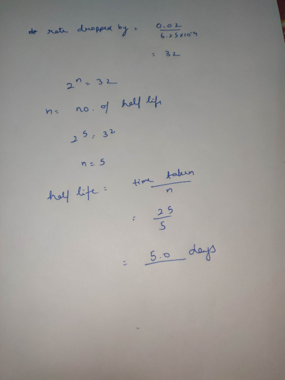 ratr dropped by 0.02 1P 6.25x(04 32 2-32 no. 3 2 25. n 5 Aaein time 2 5 days 5.0