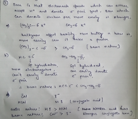 Base is that electron rich species which can either accept Ht and donate é pair fast. Base which can donate electron pour mor