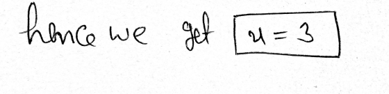 hence Once we Get 4=3