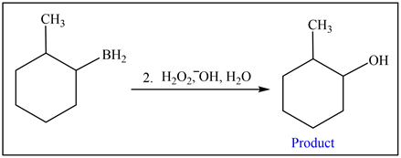 BH
OH
2. H,02, OH, H20
Product