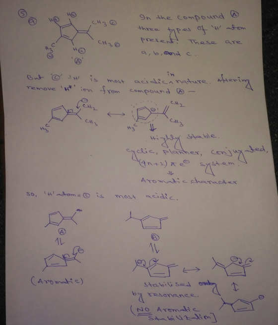 ne to CH3 © In the compound three types of tantom present! These are a, b, and c. Prese. H36 H3 H Atter But ① H remove 4* is