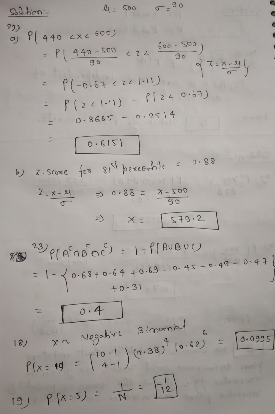 9 o solution :- el=500 22) a) PC 440 CXc 600) P 1 440-500 600 - 500 .) LZL go go &z=x-gy سے P(-0.67 276 1.10) Plac1-1) - plac