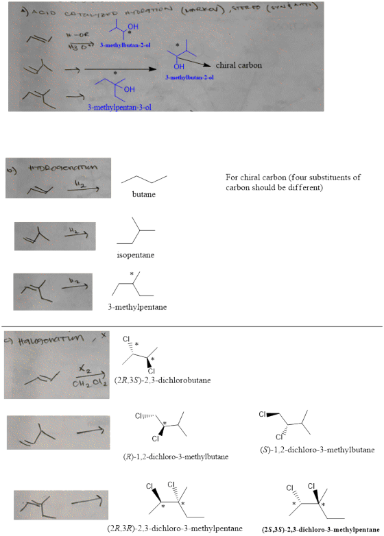 он 3-methylbutan-2-ol chiral carbon 3-methylbutan-2 ol он For chiral carbon (four substituents of carbon should be different)