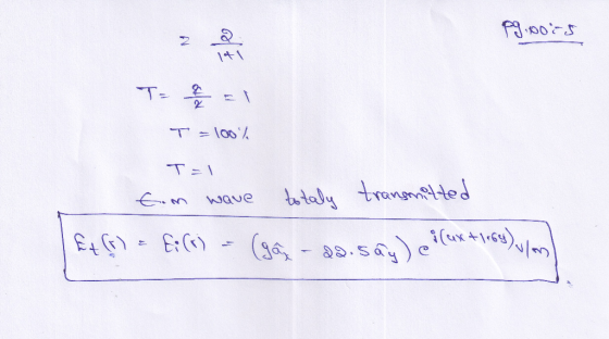 Pg. Nors T= 2 = T = 100% T=1 tim wave totaly transmitted £4 (8) = 6:6) - (99 - 29.5@y) erCox +1-64). /mo)