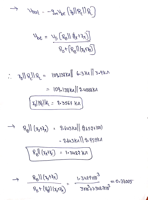 yout - -9 m be Collell be = Ug [Roll & tox) +(10 : Boll Rll A = 109.138xall 6.3 kell 3.9kus = 109.138k1|| 2.4088 KM roll Rell