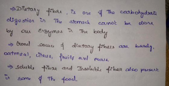 Dietary fibre, is one of the carbohydrate digestion is the stomach cannot be alone by our Erzemes in the body » Good some of