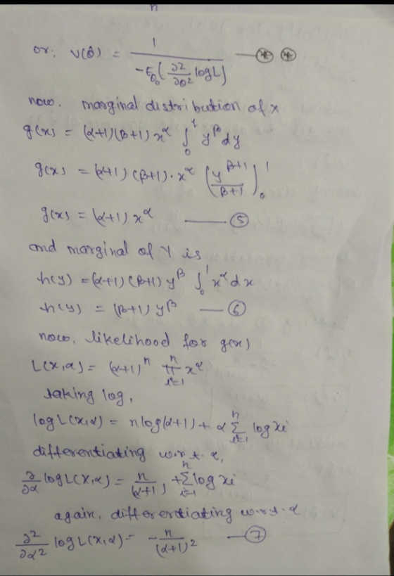 or vos now. marginal distribution of a gles = (2+1)(B+1) 27 5 yody gexs = 641) (6+1). XP Com). still g(x) = \d+1) 82 - and ma