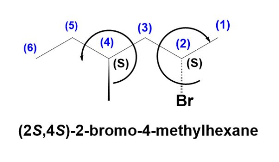 Br (2S,4S)-2-bromo-4-methylhexane