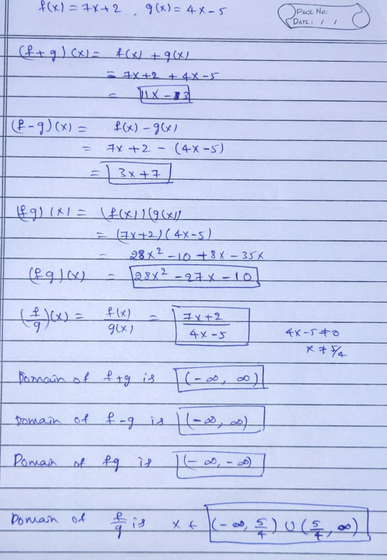 ک - 48 = (۸) 9 2 F ( ۴ ) = 4x4 PAGE No. DATE: 1 / كاو +ع) دلع لو+) - کوه وحده حقا (36- (ع) (2-9) (۷) = 1 + 2 - (4X - 3) =3 31
