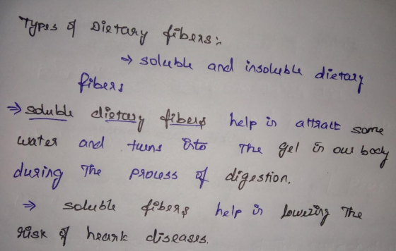 Types of dietary fibersa soluble and insoluble fibers dietary sduble dietary fibers help is attract some water and turns Esto