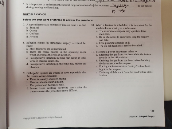 п ирошU IU ICU WIШI a Ulу ѕubѕtапсе спеају о м утлаг цена 2 6. It is important to understand the normal range of motion of a