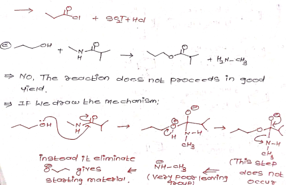 vel + SOT+ Helsinki @~HT - Woody + Hy w cha > No, The Deaction does not proceeds in good yield If he doow the mechanism: CP :