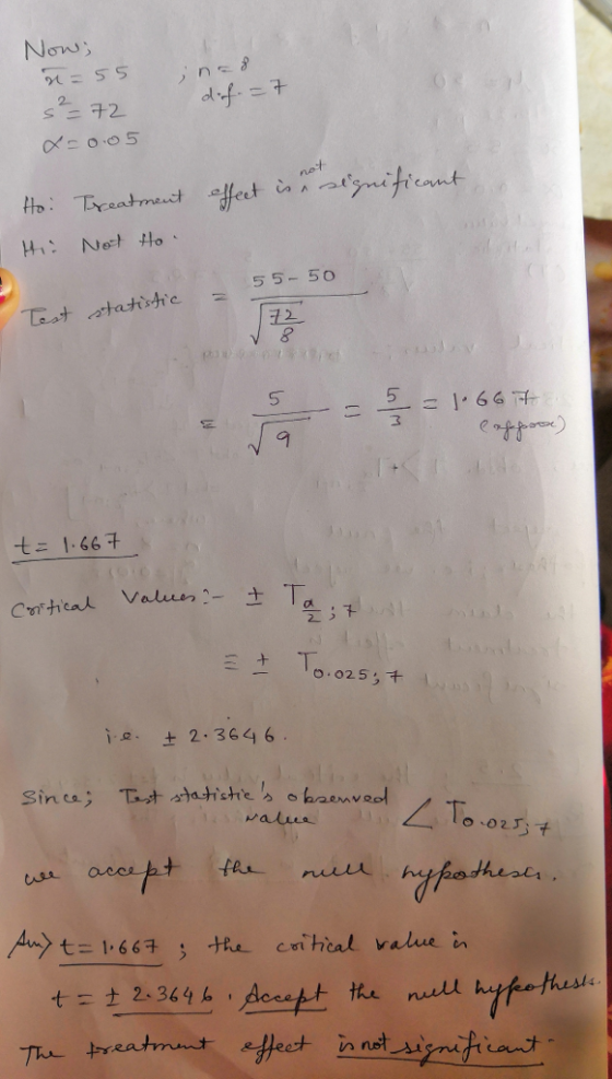 Nonw 2. 5 5 5o Teat statistic 72 8 5 i..Q. ±2.3646