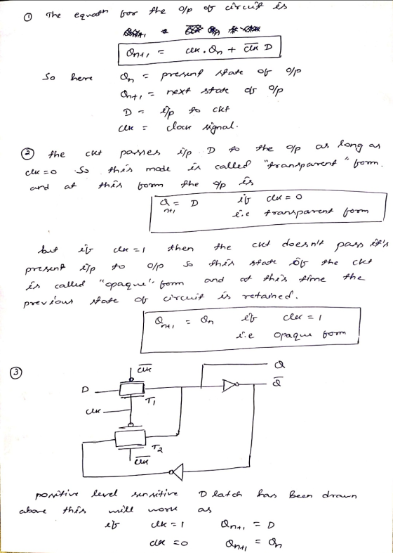 The the lp of cercut és equath bor Ont, s cek. On t can D here of 9 present state next state Chti os IP to ckf elp claw signa