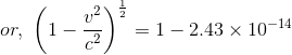 or, 33 = 1 - 2.43 x 10-14