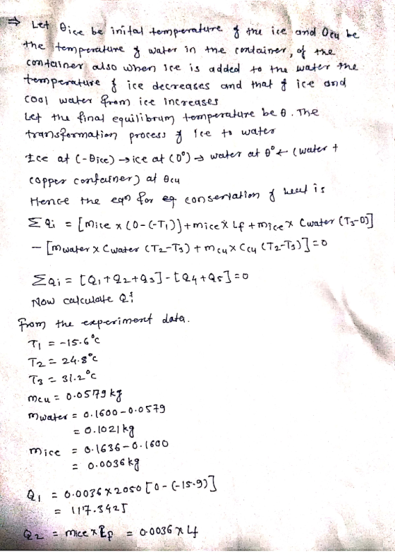 container oUso her) 1re is added +° ma water,he twnpwnkure ắ ice decreases ond that t ire and Cool waka fm们ice increases re b