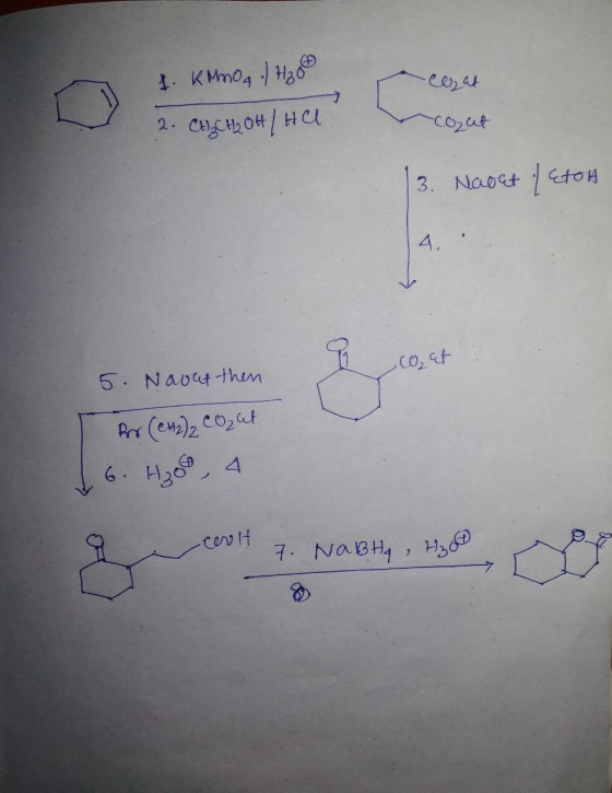 ·cerat 1. Kinoa / H309 2. CH₂ CH₂ Ott/HU -cogut 3. Naort / Eton Coet 5. Navut then Bor (CH2)2 Cozat 6. H3, 4 -cerit 8 7. Nabh