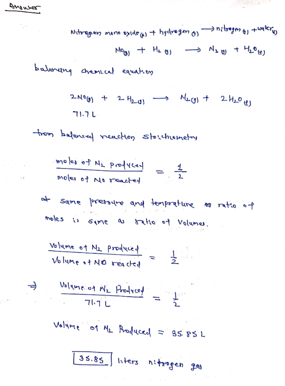 Answrer rtropen mano oyide@) t hydregen o) H20) No H ) balangny chenuul equakon N) 2i0«) 2NO6) רוד L hon bafansed nenctren st