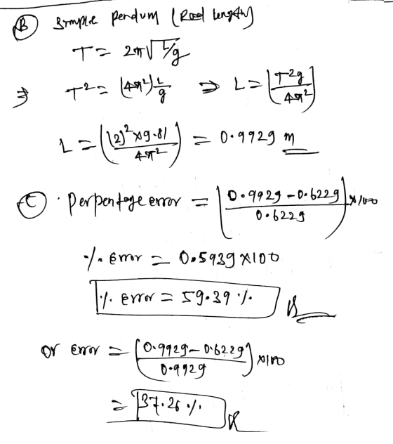 simple pendum (Road Lengthy T= 200 g The Lory in a la 1= (loptaget = 0.9729 m ☺ Poportage on = | 0-499 saylum yagmov = 05939