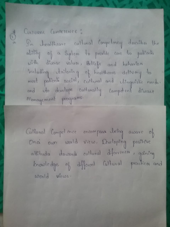 CULTORAL COMPTENCC n healthcore cullural Compeloney duriba the alAtly of with driverse value, Belieft and hehavfon Inuluding