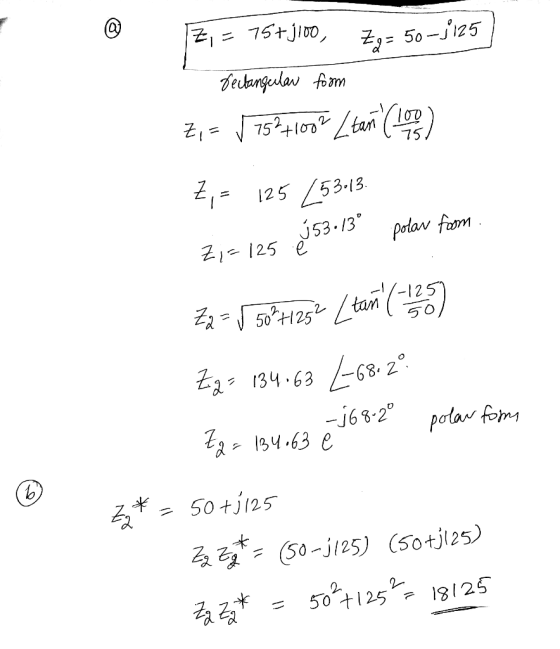 Zi= 125/53.13. 5313 pelafam 50 taz 134.63 (-68.2 50-j125) (so-j125) i125/ 쳤 = 50, 125-3125