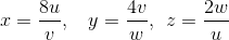 8u 40 2w T = 7 y = 2 w