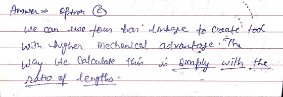 Arower pto four ban dakaye to Creafe too hipther Mechanical advantoje Th de lalaulatefha gmply ith the pdtio of denpths