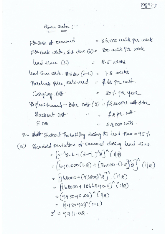 Page Given Data- 36/000 uts wak Fau Cak of Demud 8oo uak P eek Fd Certte d, d. deve lad tiu L) 13 iad tiuee d gd d -L) ouliva
