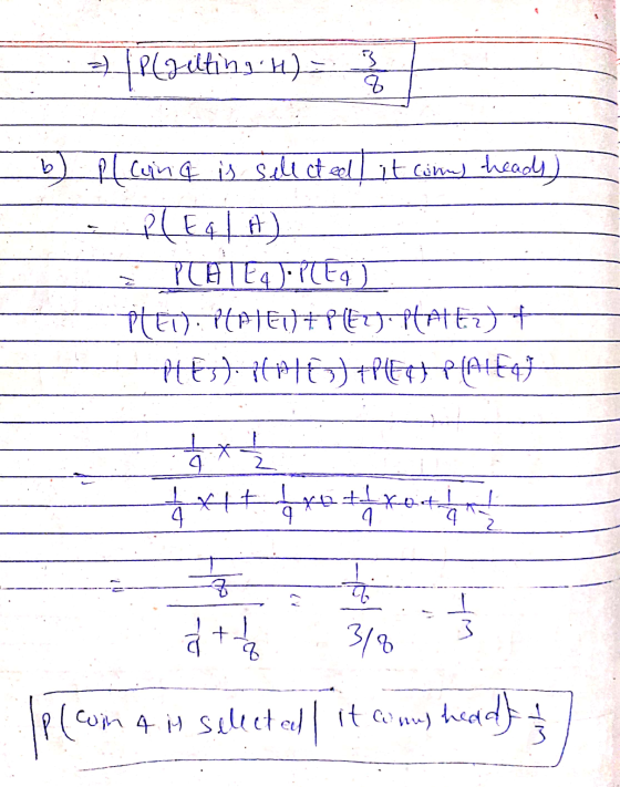 킷 fregeiting) 3 2 b) f(wing is selected it comes heads) 4 PCHTE4): PEF PLET): PLATELEPET Ptathatt Hot #TOHPESH PATE43 X * * x