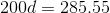 200d=285.55