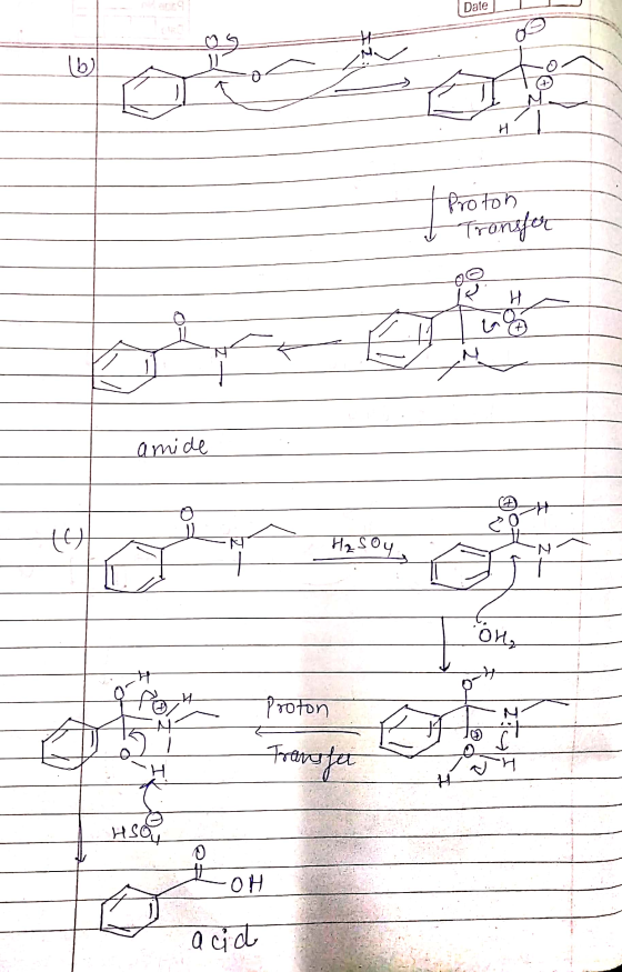 | Date | Proton Transfer amide Ho so मा Proton 24 Fransfet -OH acid