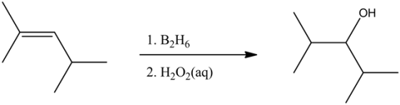 ОН
1. В,Н6
2. H202(aq)