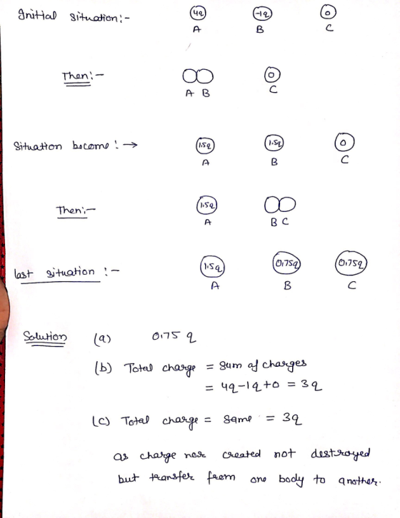 Than A B Then, At Oi7S 0175 last situation 、- Solution (4) 0门S (b) Tetal change = Suma changes nase cooated not dotoyed ano bo