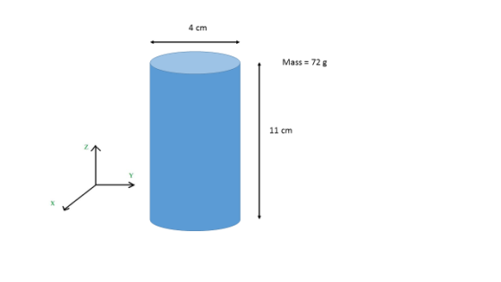 4 cm Mass 72 g 11 cm